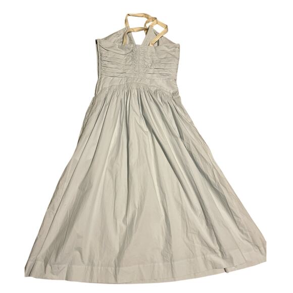 Ulla Johnson Laurelin Smocked Pale Light Blue Cotton Midi Sun-Dress Size 4 NWT - Picture 3 of 8